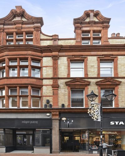Conversion of Grade II listed former office over retail to serviced apartments, central Reading, Berkshire